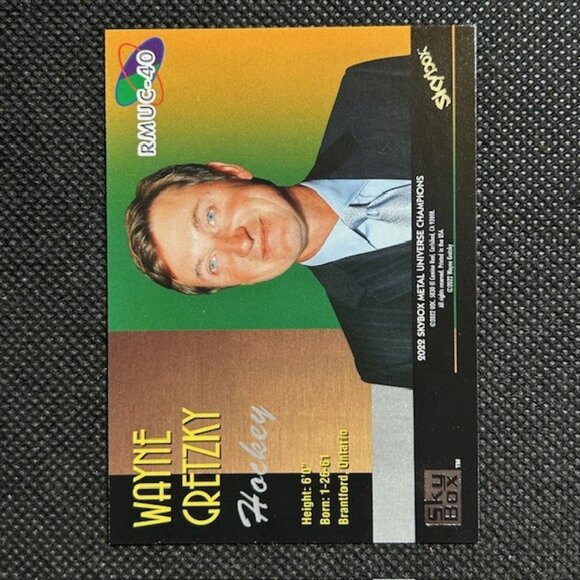 2022 Skybox Metal Universe Champions #RMUC-40 Wayne Gretzky Edmonton Oilers - Picture 2 of 2